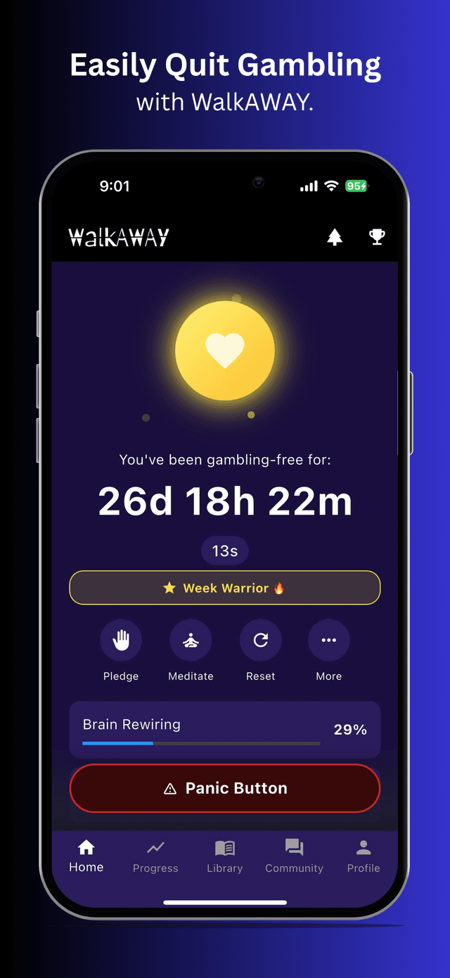 WalkAWAY Home Screen